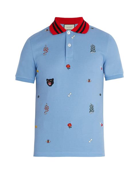 gucci light blue t shirt